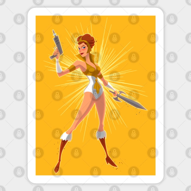 Teela Sticker by coolercreations